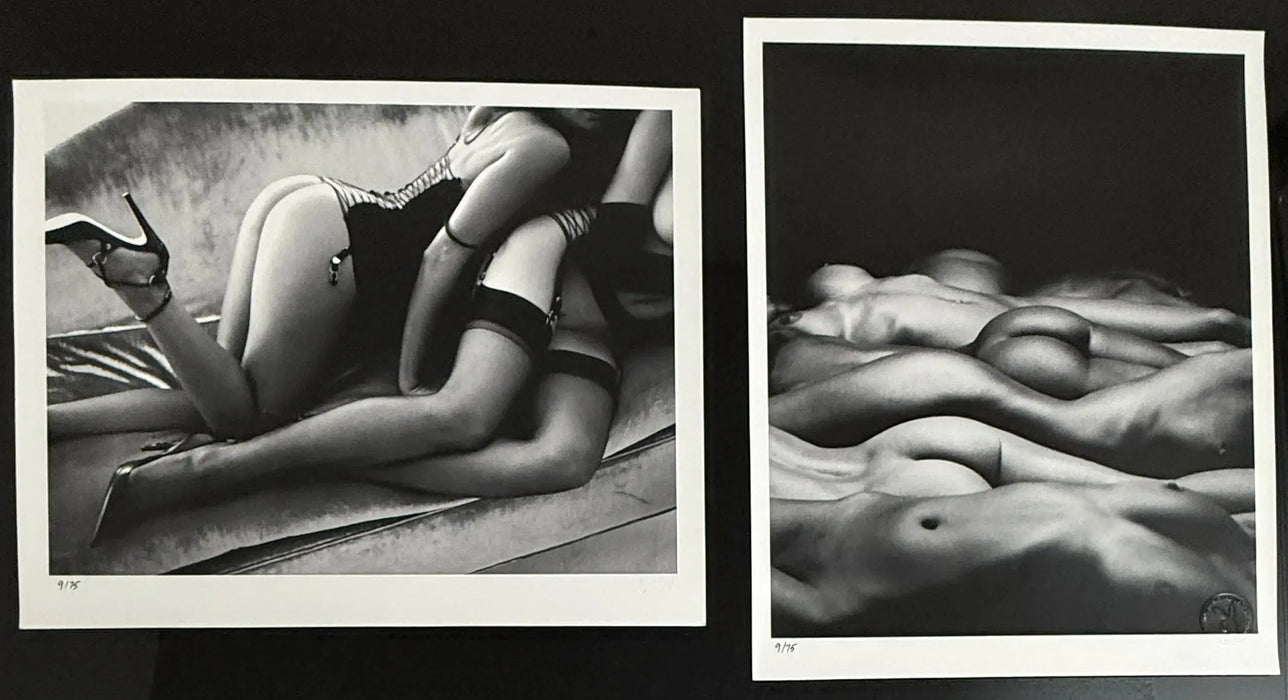 Lights, Camera, Fantasy — Limited-Edition Silver Gelatin Set (#9/75) by Michael Bay & Spike Lee | Playboy Legacy Collection 16 × 20