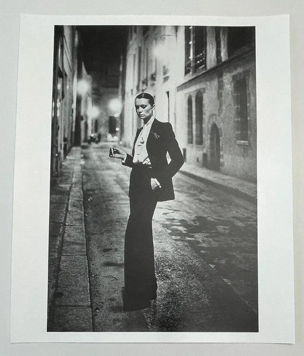 "Rue Aubriot, Parisian Street 1975" 20x24 Vintage Silver Gelatin Print by Helmut Newton Photography