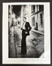 "Rue Aubriot, Paris 1975" by Helmut Newton Hand Signed Vintage Silver Gelatin Print with Estate Copyright Stamp