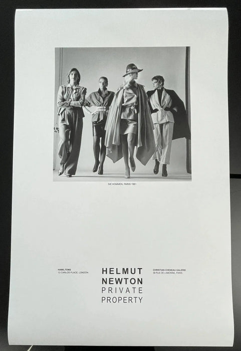 "Sie Kommen Dressed, Paris 1981" Vintage Poster by Helmut Newton - Global Images USA