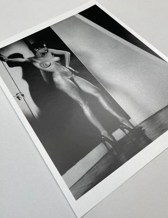 "Sylvia In My Studio, Paris 1981" 16x20 Vintage Silver Gelatin Print by Helmut Newton - Global Images USA