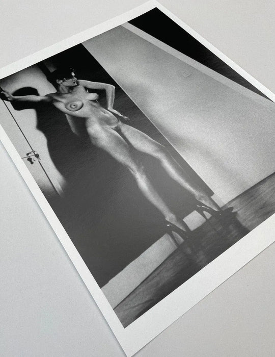 "Sylvia In My Studio, Paris 1981" 16x20 Vintage Silver Gelatin Print by Helmut Newton
