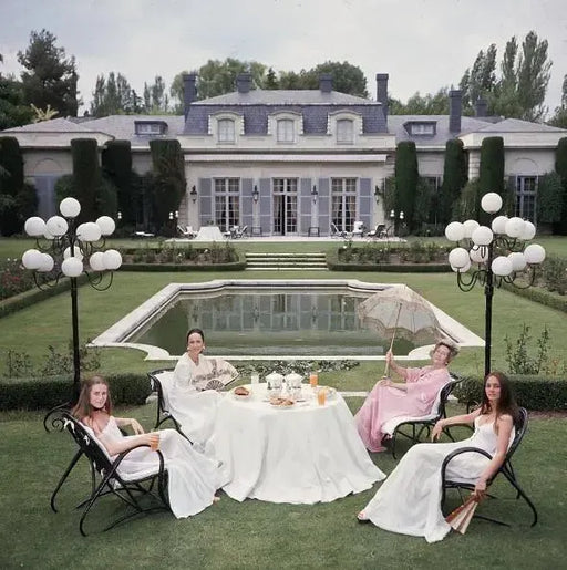 "The Romanones" by Slim Aarons 30x30 Framed Getty Images C-print