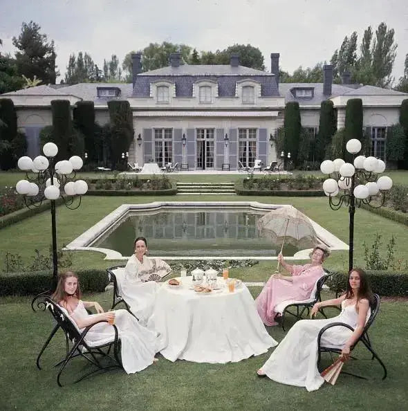 "The Romanones" by Slim Aarons 30x30 Framed Getty Images C-print
