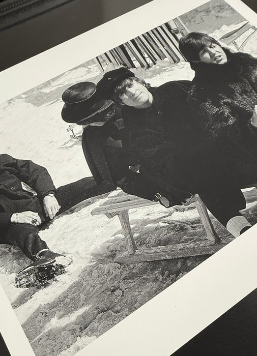 The Beatles on the Sled Signed by Roger Fritz(16x20, #11/75)