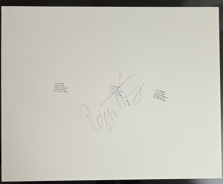 The Beatles on the Sled Signed by Roger Fritz(16x20, #11/75)