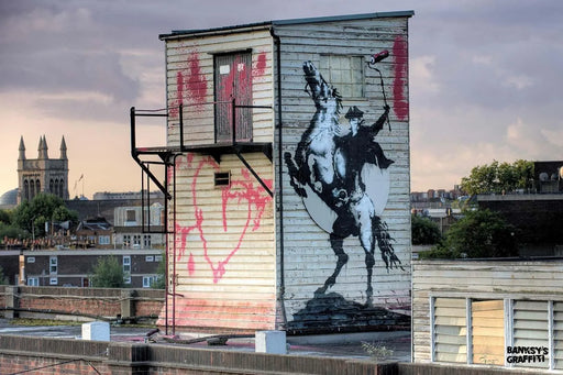 The Highway Man by Banksy's Graffiti