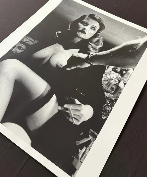 "Voyeurism, Los Angeles 1991" – 20x24 Vintage Silver Gelatin Print by Helmut Newton