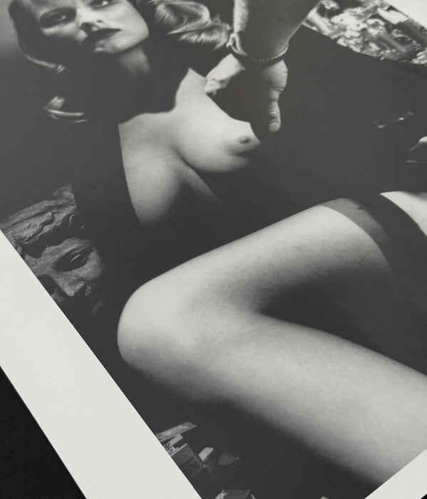 "Voyeurism, Los Angeles 1991" – 20x24 Vintage Silver Gelatin Print by Helmut Newton