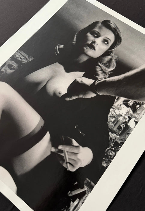 "Voyeurism, Los Angeles 1991" – 20x24 Vintage Silver Gelatin Print by Helmut Newton