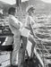 "Winnie On Deck, Cannes 1975" 16x20 Vintage Silver Gelatin Print by Helmut Newton - Global Images USA