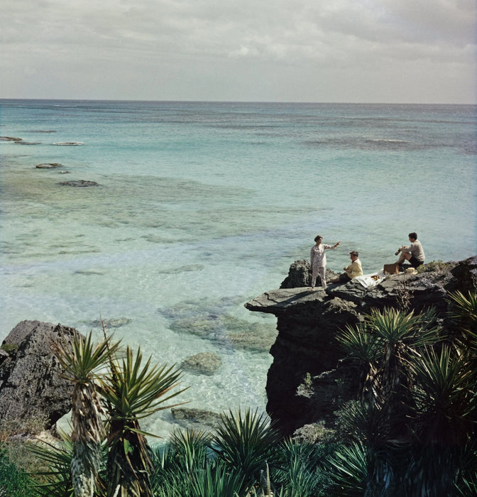 "A Nice Spot For Lunch" | 30x30" Slim Aarons Photography Perspex Fine Art Print