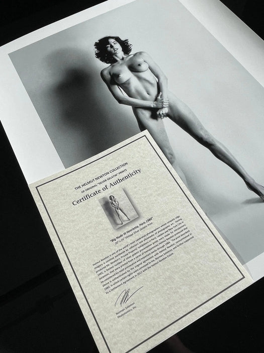 "Big Nude III Henrietta, Paris 1980" 20x24 Vintage Silver Gelatin by Helmut Newton Photography