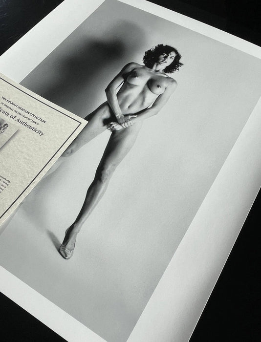 "Big Nude III Henrietta, Paris 1980" 20x24 Vintage Silver Gelatin by Helmut Newton Photography