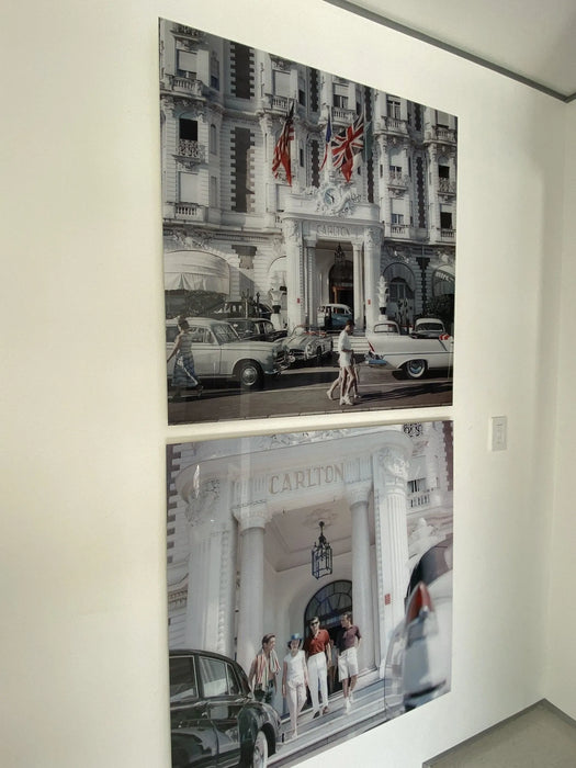 "Carlton Hotel" LIMITED EDITION SET #1/150 Gold Backed Perspex Acrylic