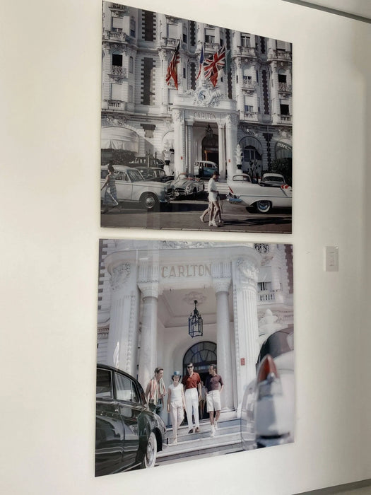 "Carlton Hotel" LIMITED EDITION SET #1/150 Gold Backed Perspex Acrylic