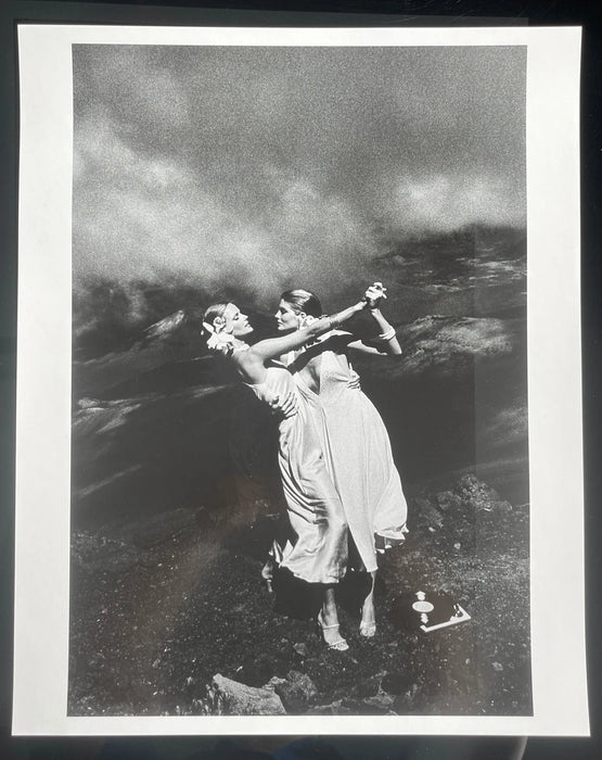 "Cheryl Tiegs and Rene Russo, Hawaii 1973" 16x20 Vintage Silver Gelatin Print by Helmut Newton