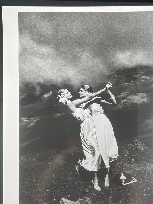 "Cheryl Tiegs and Rene Russo, Hawaii 1973" 16x20 Vintage Silver Gelatin Print by Helmut Newton