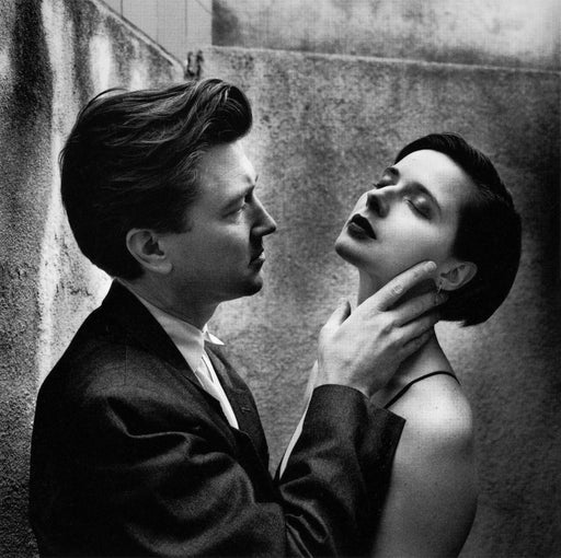 "David Lynch and Isabella Rossellini, Los Angeles 1988" 16x20 Vintage Silver Gelatin Print by Helmut Newton Photography