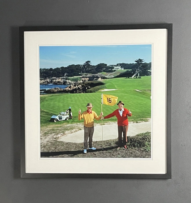 "Golfing Pals" by Slim Aarons 24x24 Framed Getty Images C-Print