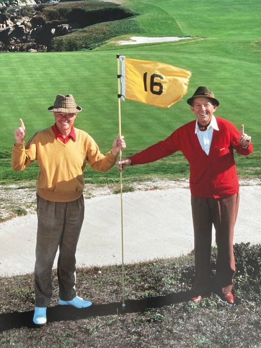 "Golfing Pals" by Slim Aarons 24x24 Framed Getty Images C-Print