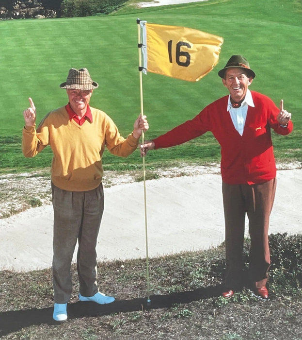 "Golfing Pals" by Slim Aarons 24x24 Framed Getty Images C-Print