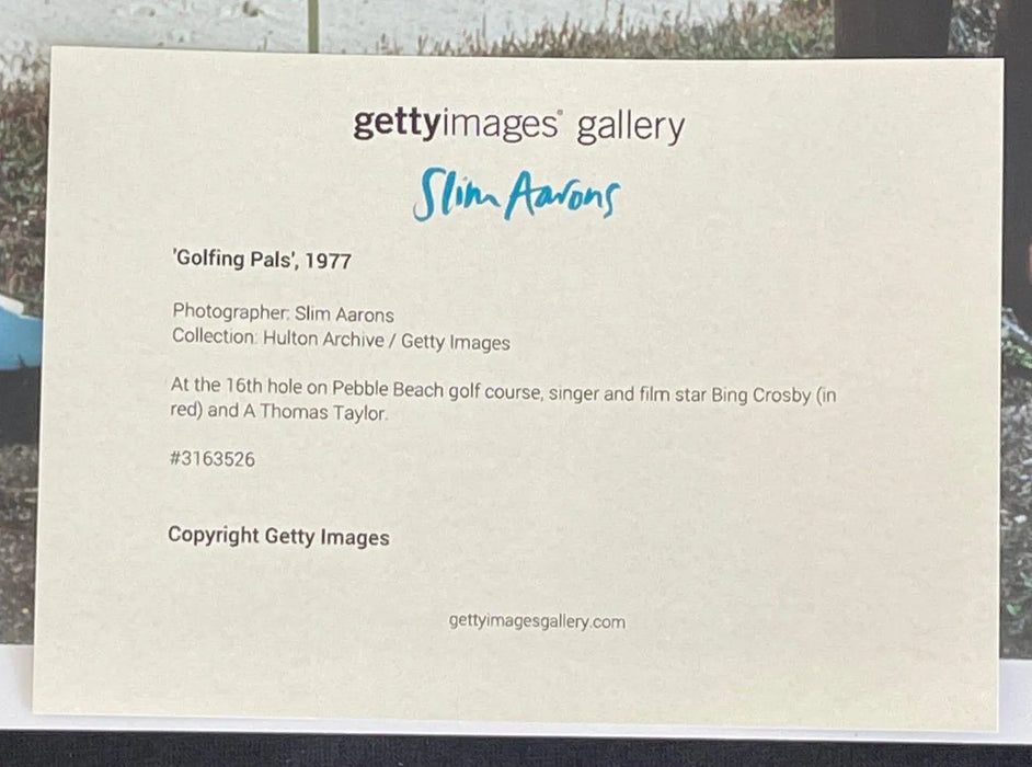 "Golfing Pals" by Slim Aarons 24x24 Framed Getty Images C-Print