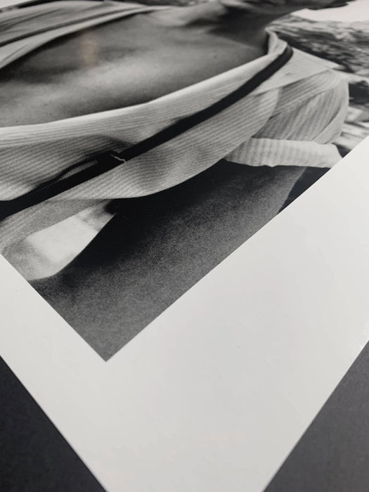 "David Bowie, Monte Carlo 1983" 16x20 Vintage Silver Gelatin Print by Helmut Newton