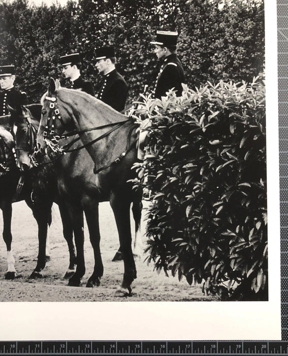 "Le Cadre Noir De Saumur, France 1980" 16x20 Vintage Silver Gelatin Print by Helmut Newton Photography