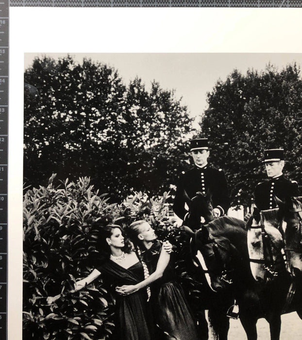 "Le Cadre Noir De Saumur, France 1980" 16x20 Vintage Silver Gelatin Print by Helmut Newton Photography