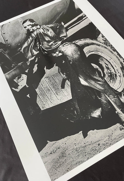 "Truck Stop, 1984" 16x20 Vintage Silver Gelatin by Helmut Newton Photography-16x20 Vintage Silver Gelatin Print-Helmut Newton-Global Images Helmut Newton Photography
