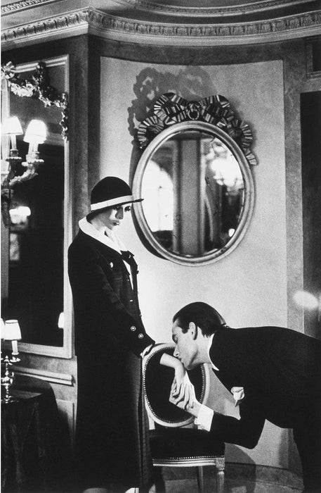 "Upstairs At Maxim's, Paris 1978" 16x20 Vintage Silver Gelatin Print by Helmut Newton Photography-16x20 Vintage Silver Gelatin Print-Helmut Newton-Global Images Helmut Newton Photography