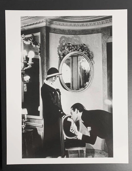 "Upstairs At Maxim's, Paris 1978" 16x20 Vintage Silver Gelatin Print by Helmut Newton Photography-16x20 Vintage Silver Gelatin Print-Helmut Newton-Global Images Helmut Newton Photography