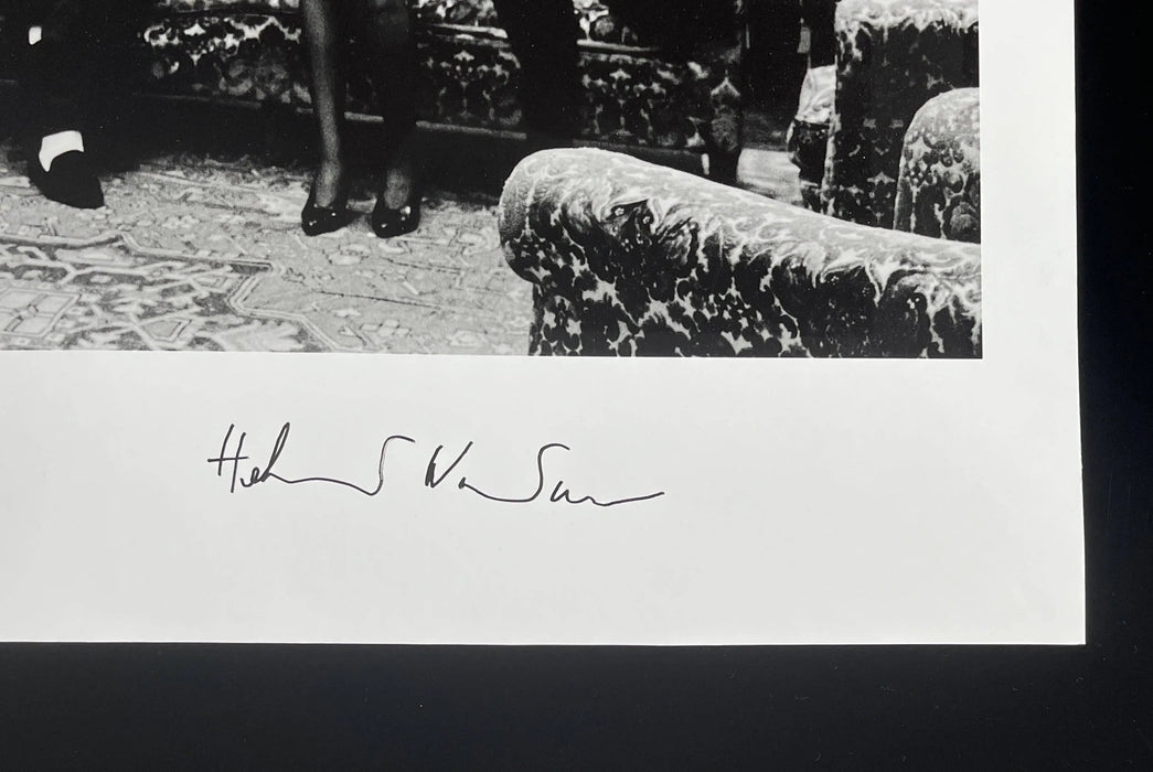 "Betty Prado, Amica Italy 1980" Estate Stamped Signed Vintage Silver Gelatin Print by Helmut Newton Photography (Inquire For Price)-20x24 Signed Vintage Silver Gelatin-Helmut Newton-Global Images Helmut Newton Photography