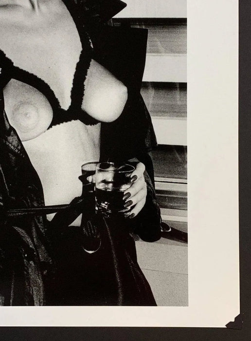 "Gunilla Bergstrom, Eiffel Tower, Paris 1977" 20x24 Vintage Silver Gelatin Print by Helmut Newton Photography-20x24 Vintage Silver Gelatin-Helmut Newton-Global Images Helmut Newton Photography
