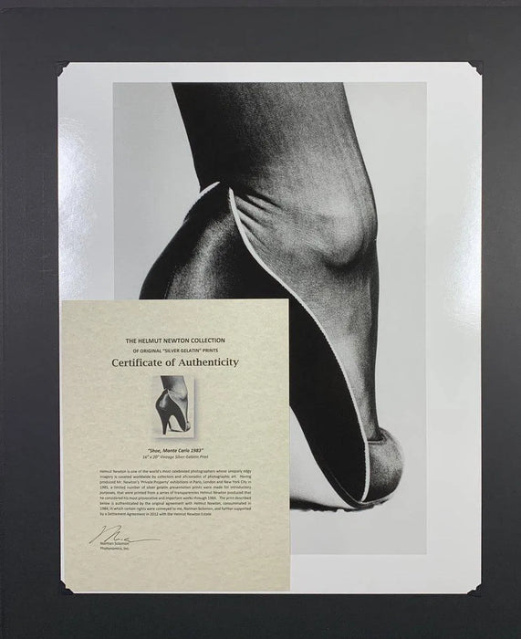 "Shoe, Monte Carlo 1983" 20x24 Vintage Silver Gelatin
