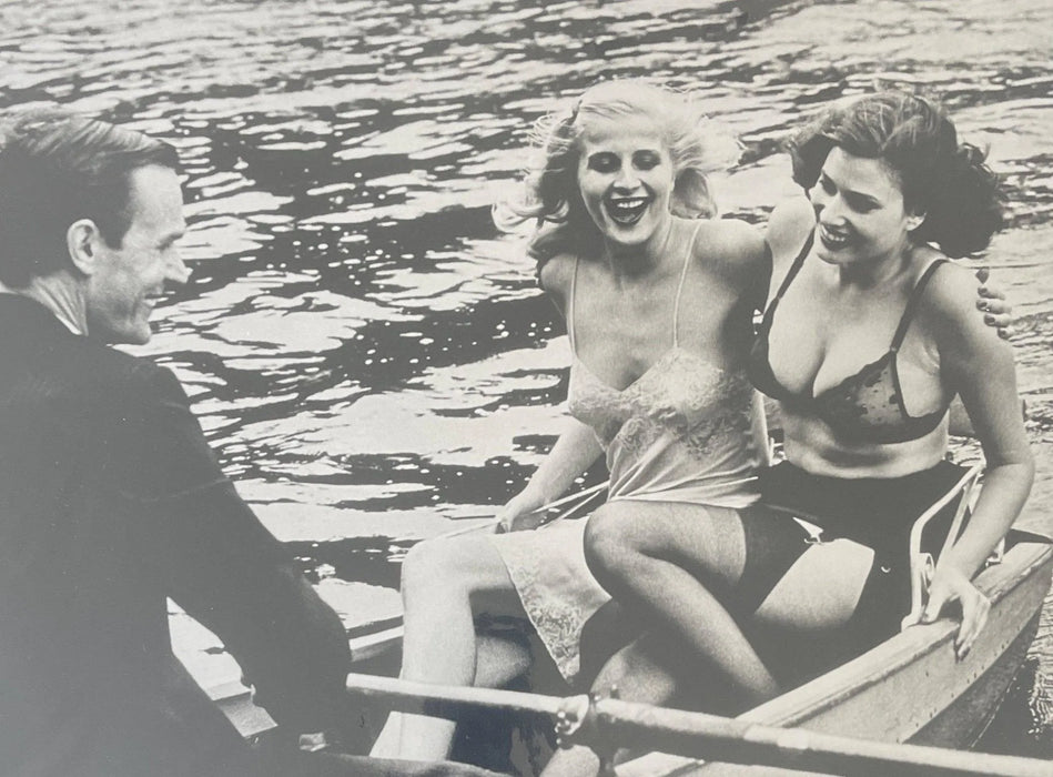 "Lake Krumme Lanke, German Vogue Berlin 1979" 16x20 Vintage Silver Gelatin Print by Helmut Newton-16x20 Vintage Silver Gelatin Print-Helmut Newton-Global Images Helmut Newton Photography