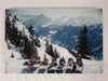 "Lounging In Gstaad" 20x30 Perspex Acrylic Getty Images Collection by Slim Aarons Photography