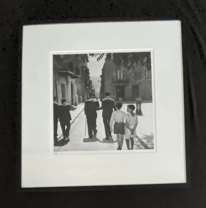 "Lucky for Some, Lucky Luciano" Rare First Edition 1/150 Framed Fiber Print by Slim Aarons