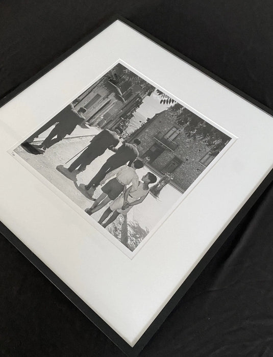 "Lucky for Some, Lucky Luciano" Rare First Edition 1/150 Framed Fiber Print by Slim Aarons