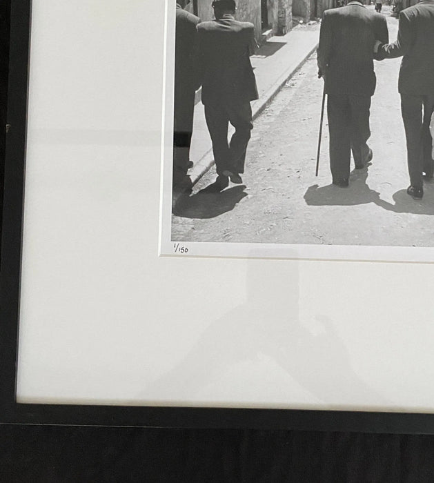 "Lucky for Some, Lucky Luciano" Rare First Edition 1/150 Framed Fiber Print by Slim Aarons