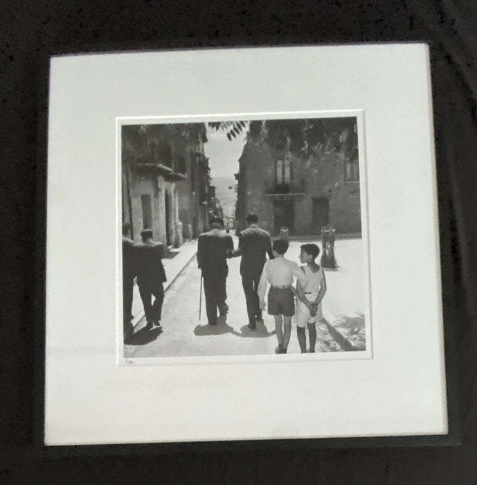 "Lucky for Some, Lucky Luciano" Rare First Edition 1/150 Framed Fiber Print by Slim Aarons