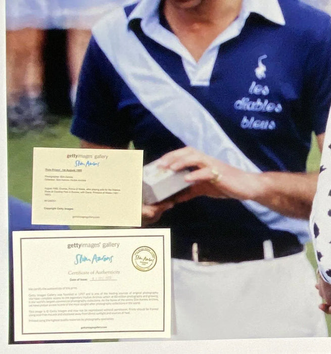 "Polo Prince" by Slim Aarons 30x30 Unframed Getty Images C-print