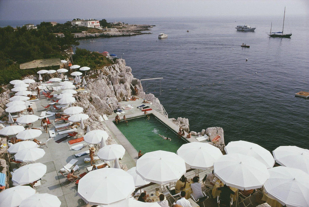 "Pool By The Sea" 40x60 Perspex Acrylic Getty Images Collection by Slim Aarons Photography