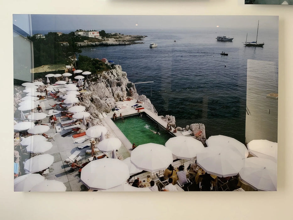"Pool By The Sea" 40x60 Perspex Acrylic Getty Images Collection by Slim Aarons Photography