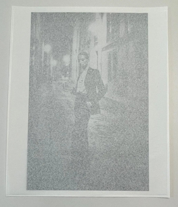 "Rue Aubriot, Parisian Street 1975" 20x24 Vintage Silver Gelatin Print by Helmut Newton Photography