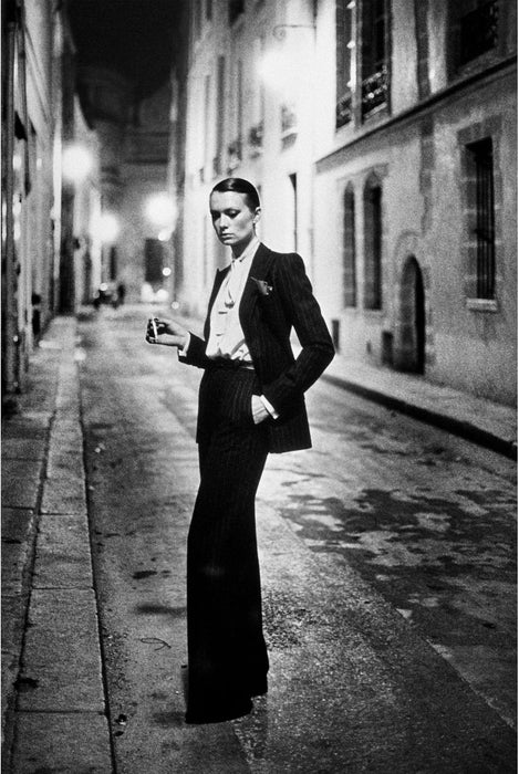 "Rue Aubriot, Paris 1975" 20x24 Vintage Silver Gelatin Print by Helmut Newton