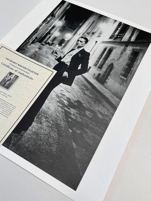 "Rue Aubriot, Paris 1975" 20x24 Vintage Silver Gelatin Print by Helmut Newton