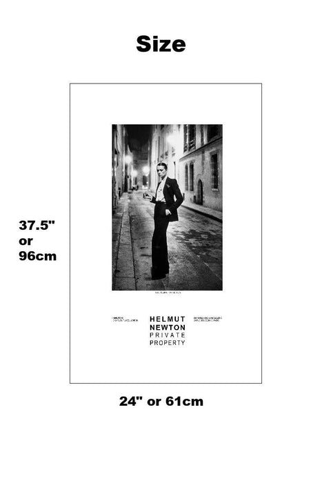 "Rue Aubriot, Paris 1975" Vintage Poster by Helmut Newton