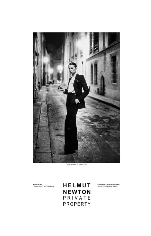"Rue Aubriot, Paris 1975" Vintage Poster by Helmut Newton